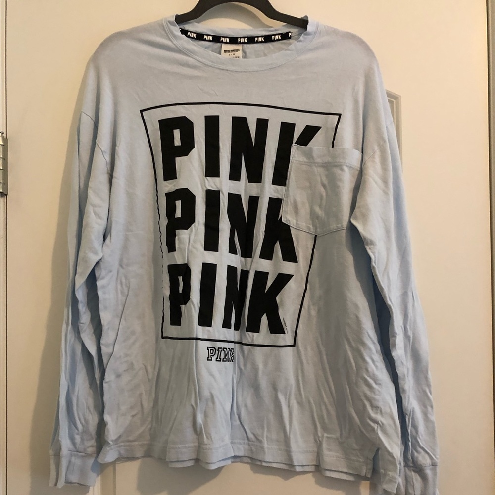 Light Blue Victoria Secret PINK Long Sleeve